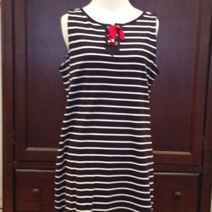 Red ,White, and Blue cotton shift dress.